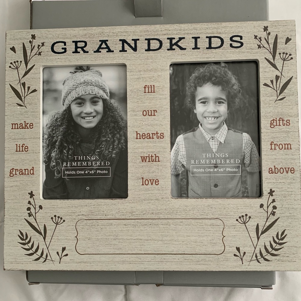Grandkids 12x10 Frame with two picture